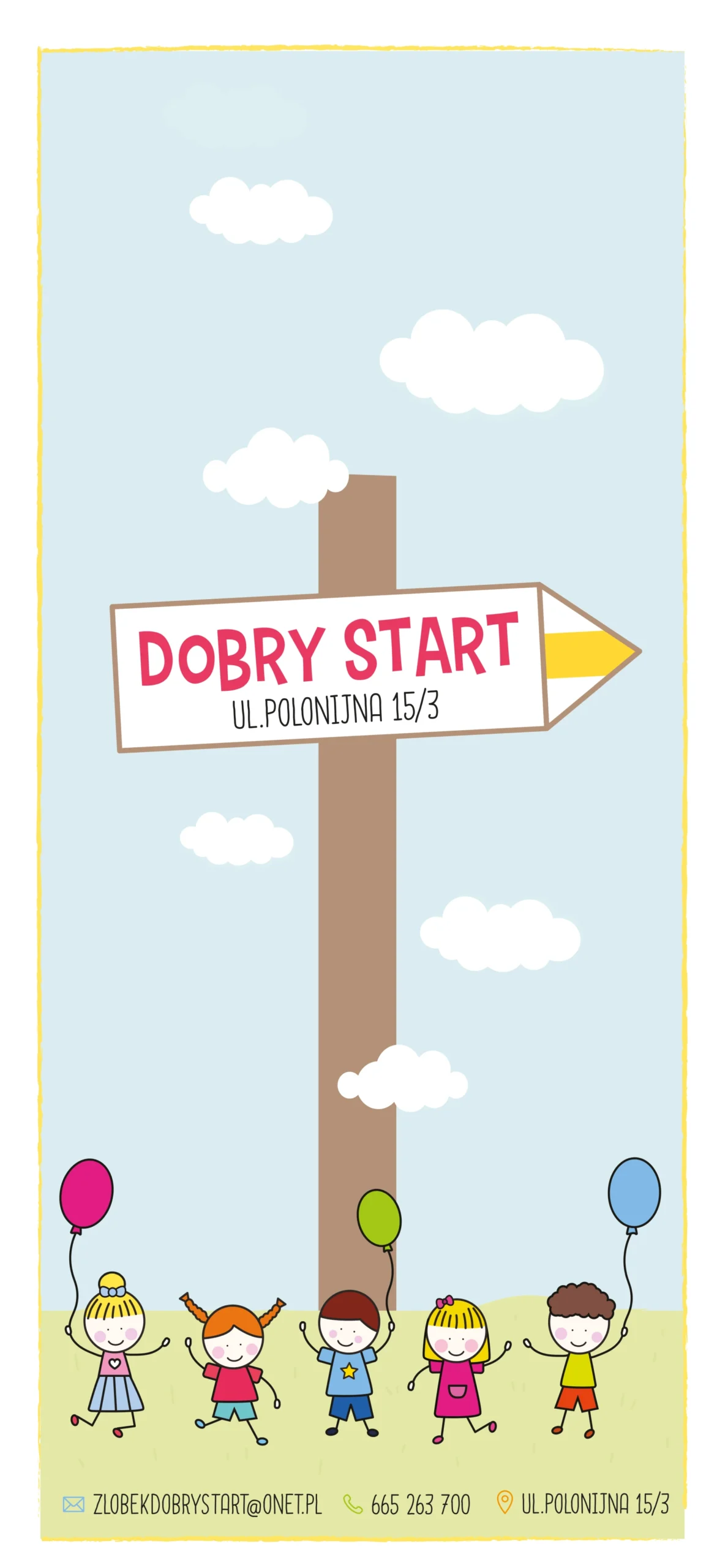 Żłobek Dobry Start Kraków Plakat